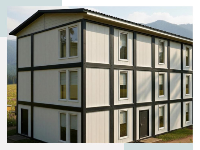 Модульные общежития в Сосновоборске