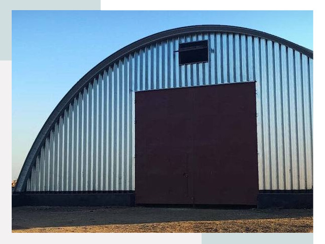 Бескаркасные ангары в Сосновоборске