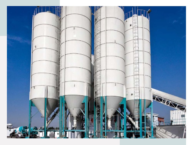 Строительство цементных силосов в Сосновоборске