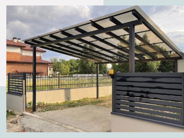 Металлические навесы в Сосновоборск от 621 руб. за м²