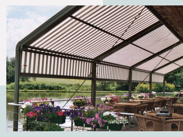 Элегантные навесы для кафе от 621 руб в Сосновоборск