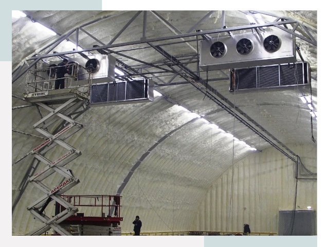 Оснащение ангаров в Сосновоборске