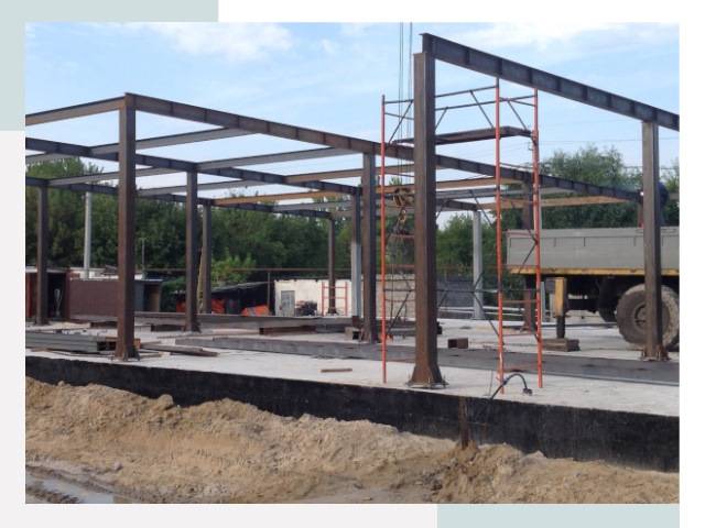 Фундамент для ангаров в Сосновоборске