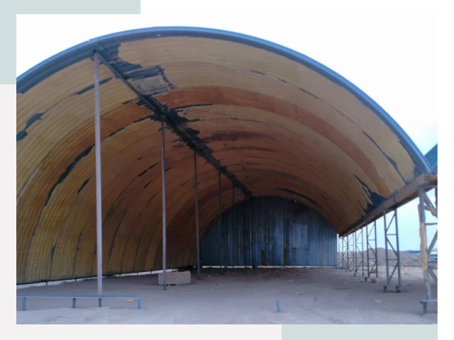 Реконструкция ангаров в Сосновоборске